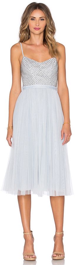 Kleider: Needle & Thread Dress UK 8, tulle, silver, blue – Gebraucht aus Zürich von floridiablanca 6