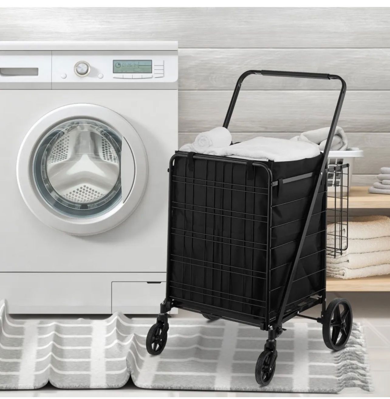 Altro per la casa: Einkaufswagen Einkauftrolley bis zu 150 kg – Nuovo e nell'imballaggio originale da Amriswil venduto da JaJa-Express 7