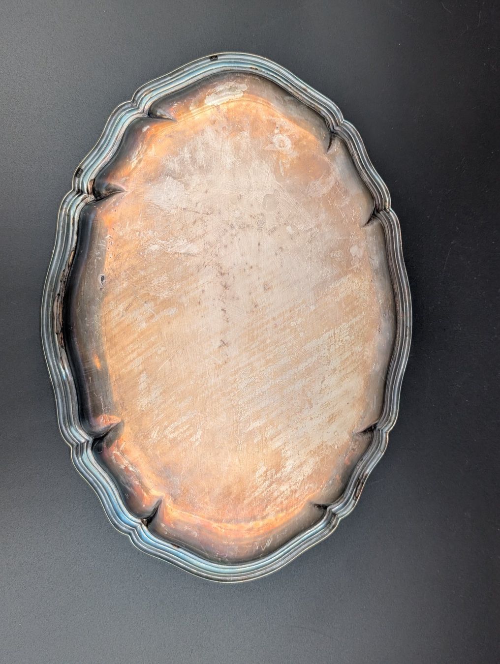 Piatti di portata: Vintage Tablett Harmonie 1974 Servierplatte versilbert – Usato da Wiezikon b.Sirnach venduto da Romsche 5