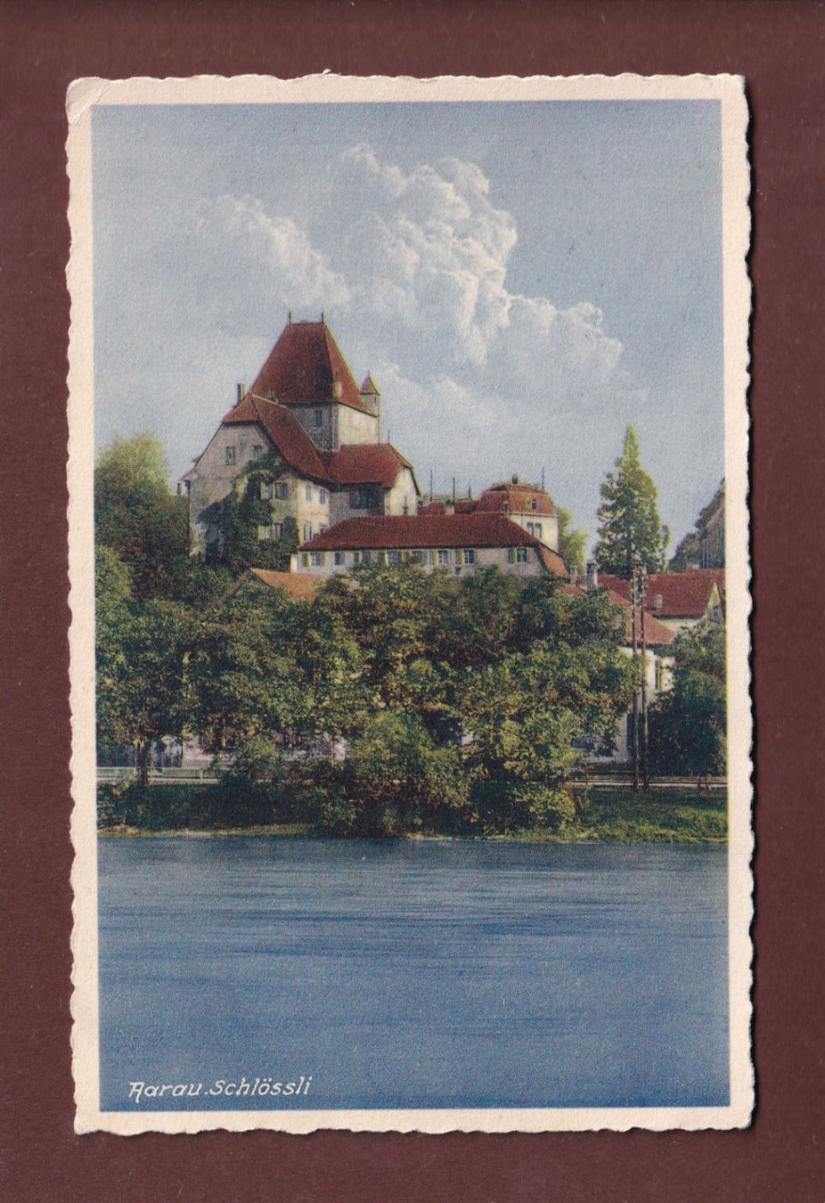 Ansichtskarten: AARAU - Schlössli – Gebraucht aus Pully von nicecards-shop