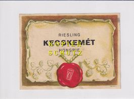 Etikette - Riesling aus Kecskemét (Ungarn) /bd
