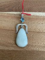 Silber Anhänger mit Blaustein