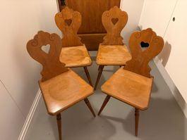 4 Holzstühle