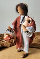 Schwarzenberger Krippenfiguren Kind/Meitli 32cm zu 55cmFigur
