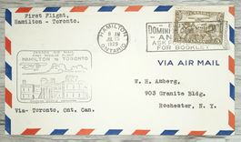TR102 Enveloppe + Timbre Canada 1929