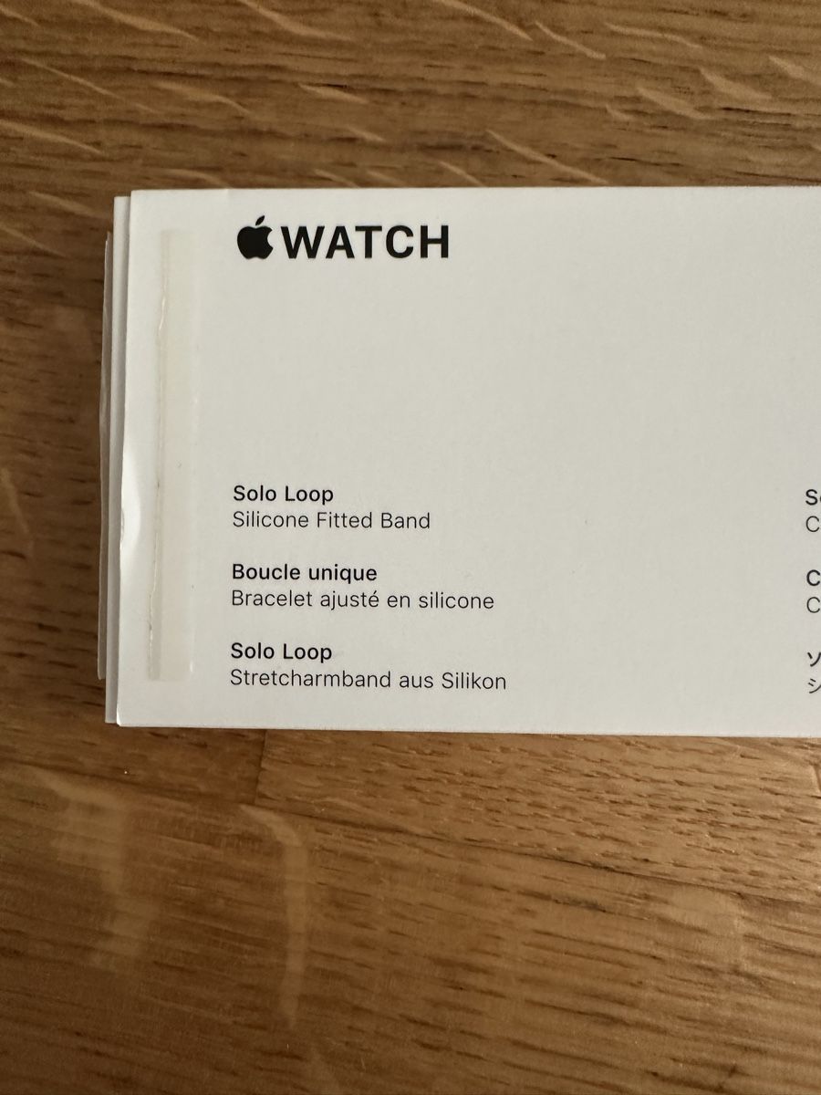 Apple Bracciali & Braccialetti: Apple Watch Solo Loop Abyss Blue Grösse 6 Silikon – Nuovo (secondo la descrizione) da Cham venduto da DM2106 1