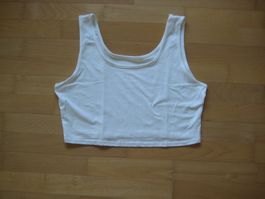 Top kurz weiss Grösse XL