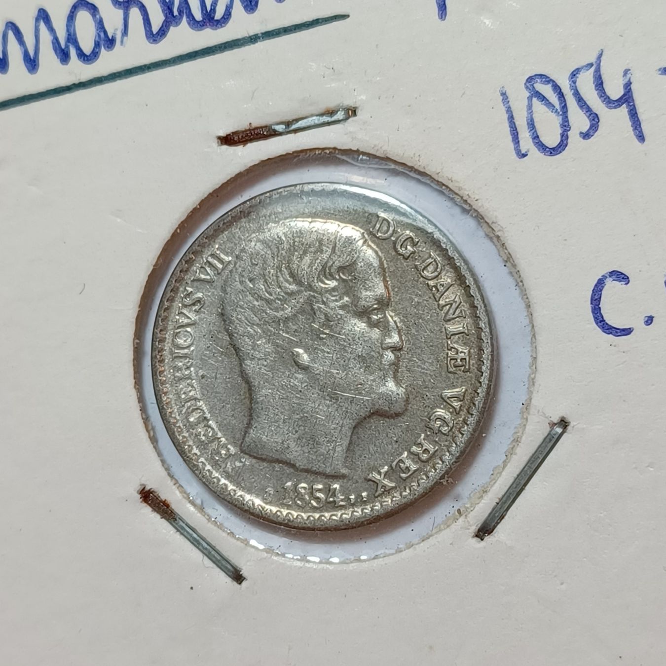 Tutti le monete: 4 Skilling 1854 Dänemark – Usato da Pfäffikon ZH venduto da Welt_Muenzen 1