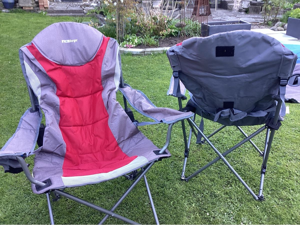 Chaises: 2 Campingstühle Berger – Neuf (Voir description) à Herisau par Balou54 1