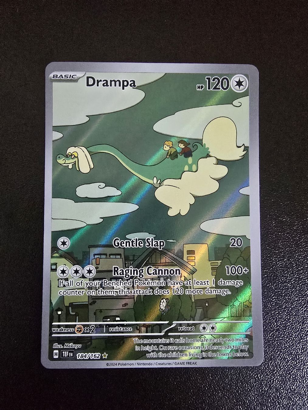 Pokémon Sammelbilder & Trading cards: Drampa TEF NM 184/162 – Neu (gemäss Beschreibung) aus Chézard-St-Martin von arkanges25