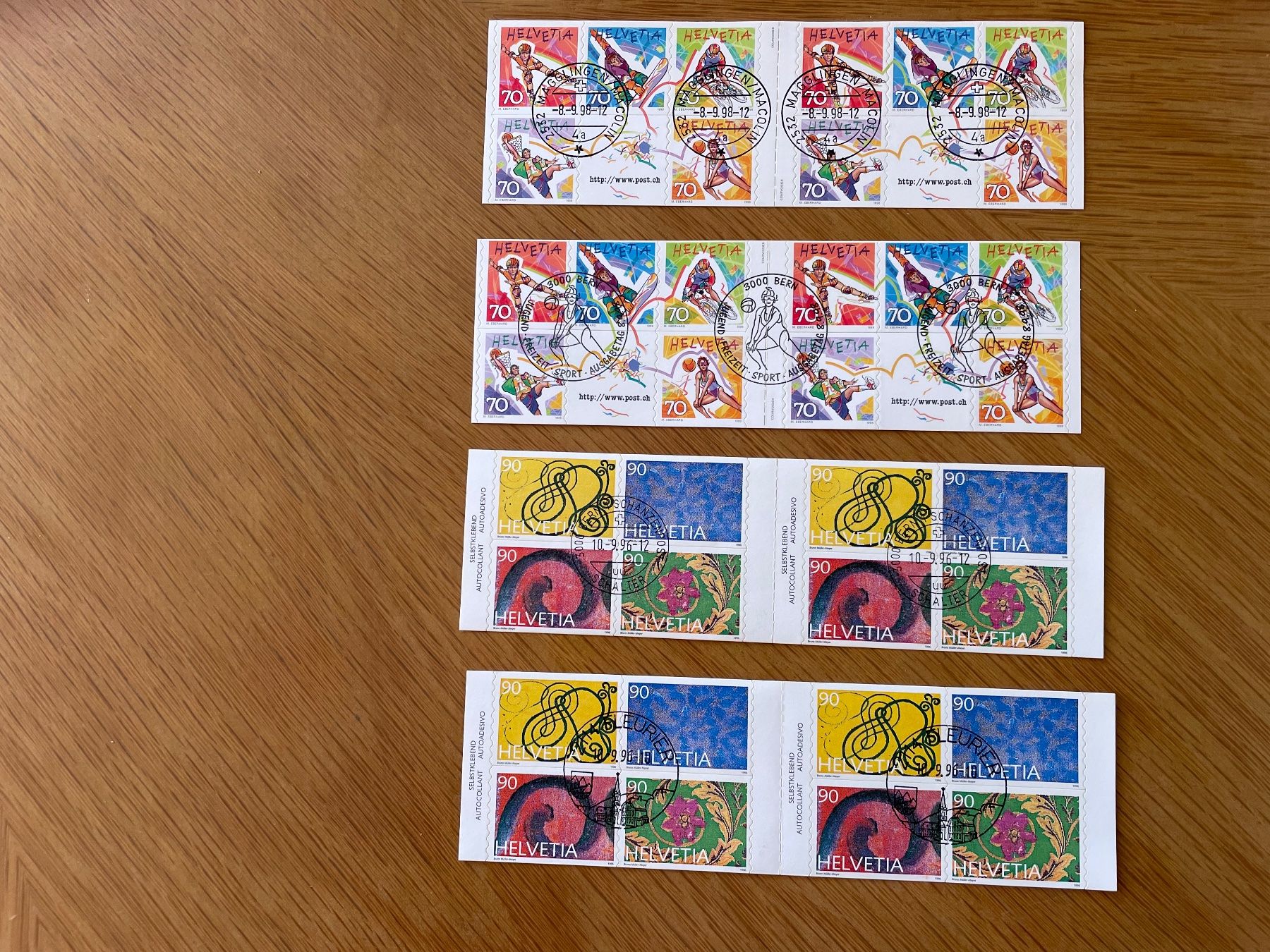 Tous les timbres: Macolin, Fleurier, Bern, Schanzenpost – D'occasion à Sonceboz-Sombeval par Comment2 1