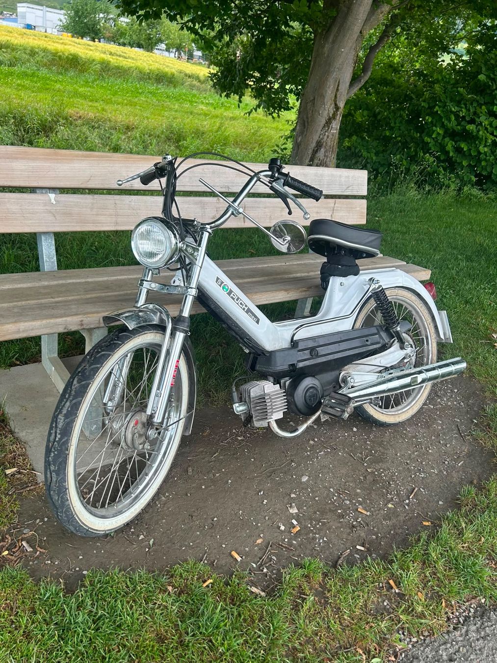 Puch Mofas: Puch Maxi S weiss – Gebraucht aus Heerbrugg von Manuela.Gschwend 5