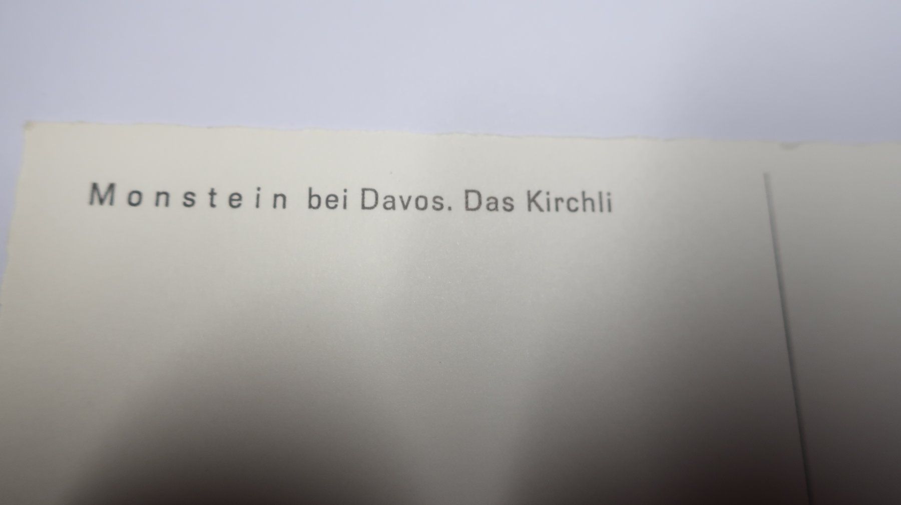 Cartoline postali: Monstein bei Davos. Das Kirchli – Usato da Cormoret venduto da Pascalll2001 4