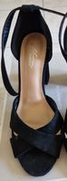 Sandales noires Tamaris talon bloc 