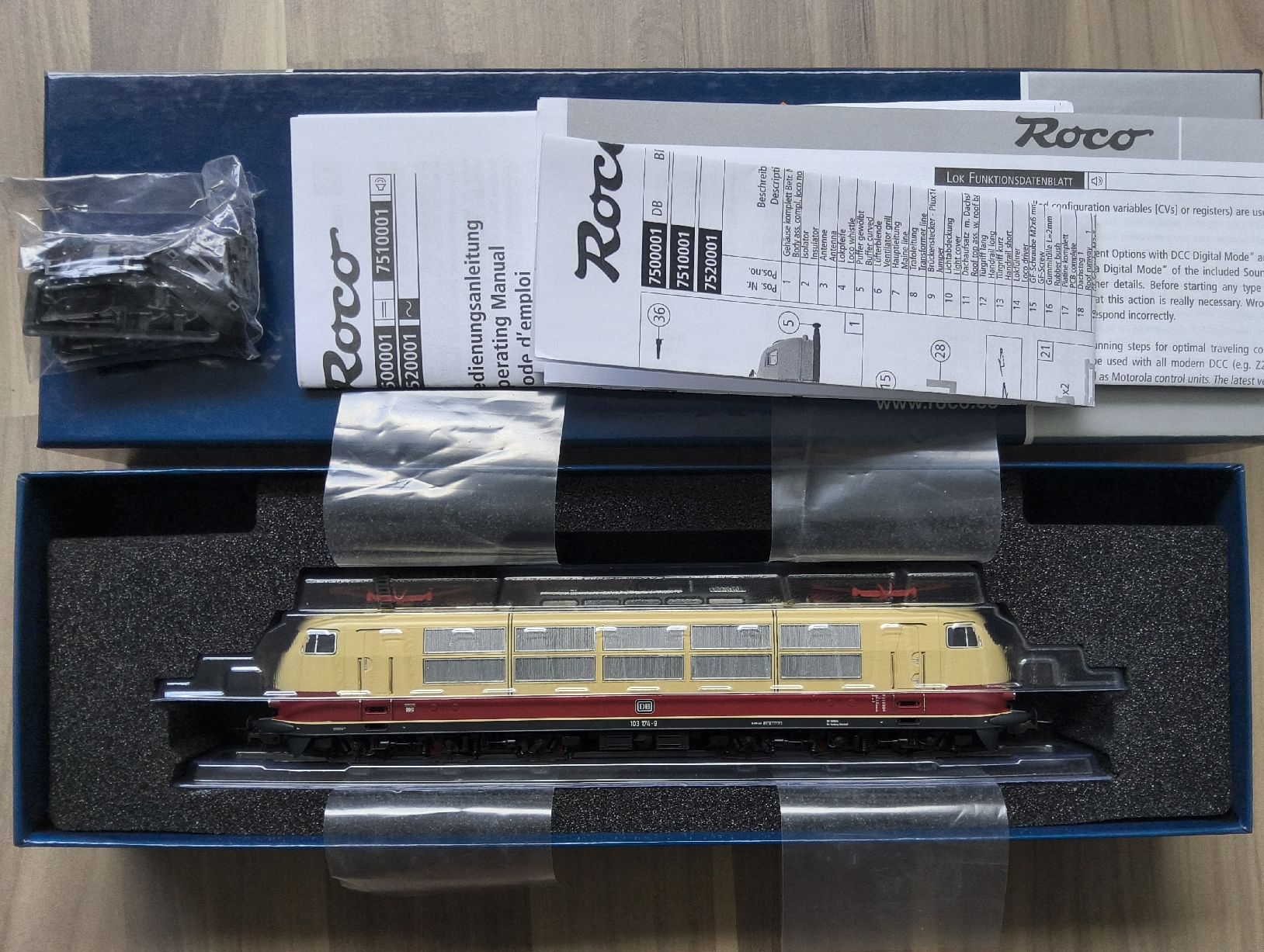 Roco Modellini di ferrovie: Roco 7510001 HO E-Lok 103 DCC Sound – Nuovo (secondo la descrizione) da Gross venduto da tho_8nxw 3