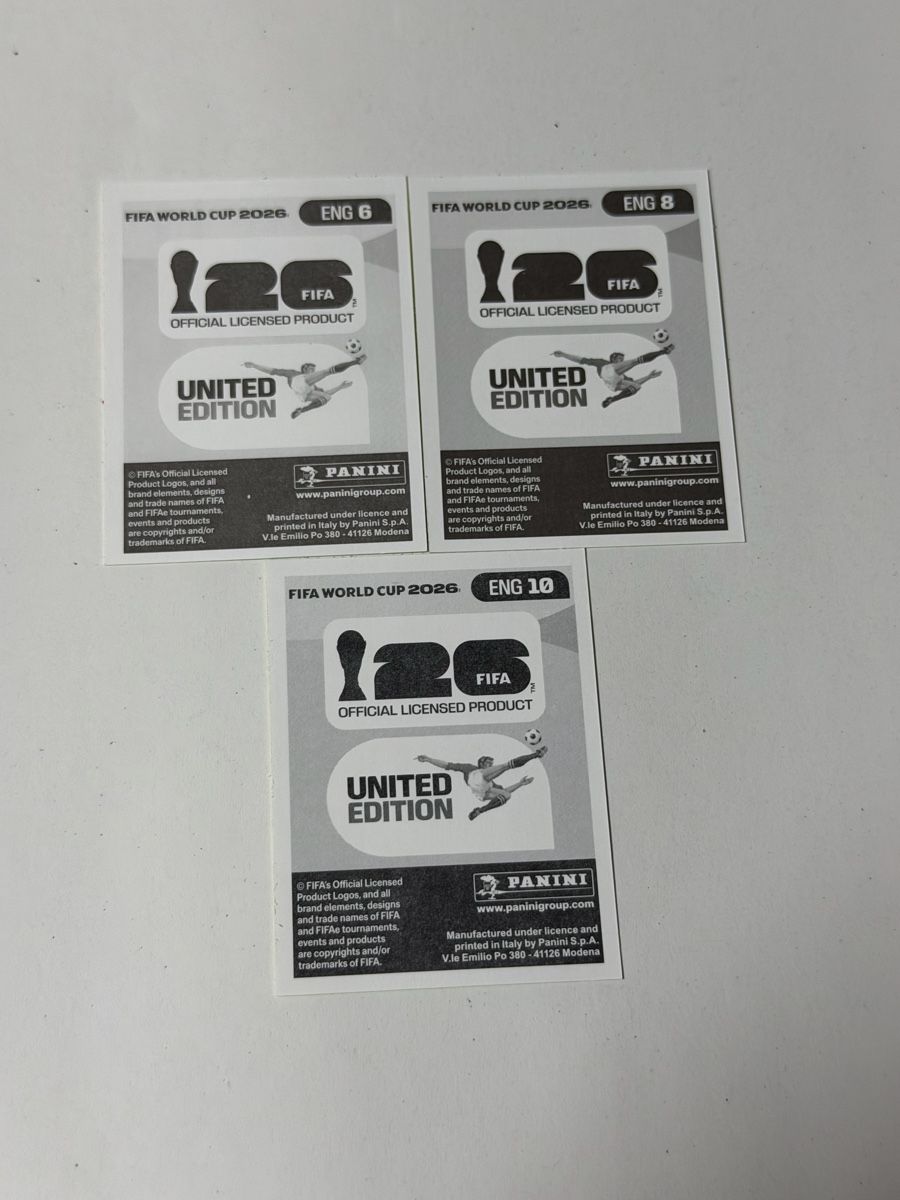Panini Sammelbilder & Trading cards: Panini WM 2026 - England Set 3 Stk.  – Neu und originalverpackt aus Wallbach von ale_db7t 1