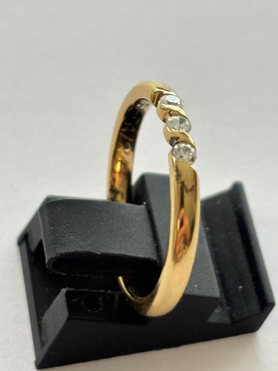 Anelli: Ring Silber 925 vergoldet  – Usato da Langnau am Albis venduto da flusspflege 3