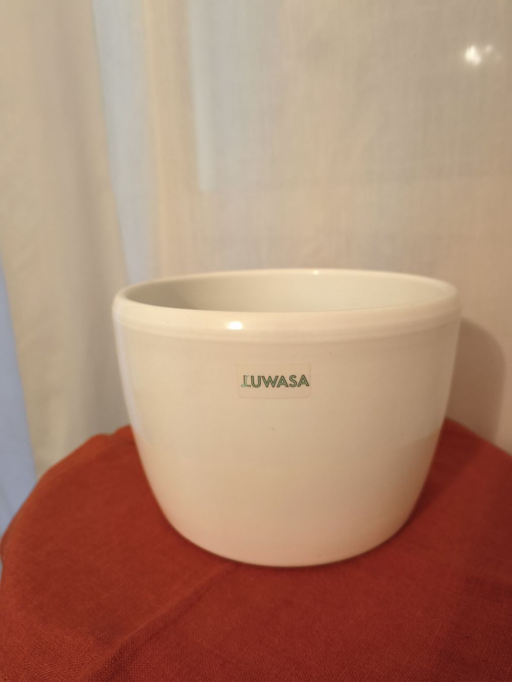 Vasi per fiori: Luwasa ceramic pot, white, home and garden, spring! – Usato da St. Gallen venduto da lis_8z5f