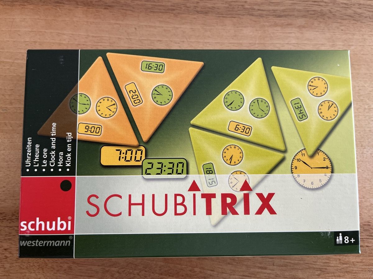 Schubi Lernmedien Giochi: Schubitrix Uhrzeiten lernen – Usato da Luzern venduto da Patrick_e
