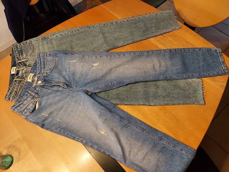 Mädchen Jeans 2 Paar, Gr. 27/32