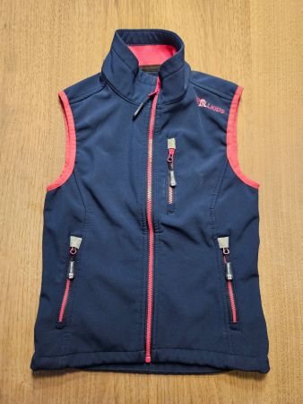 Trollkids Softshellweste Gr. 128, Top Zustand, Kinder