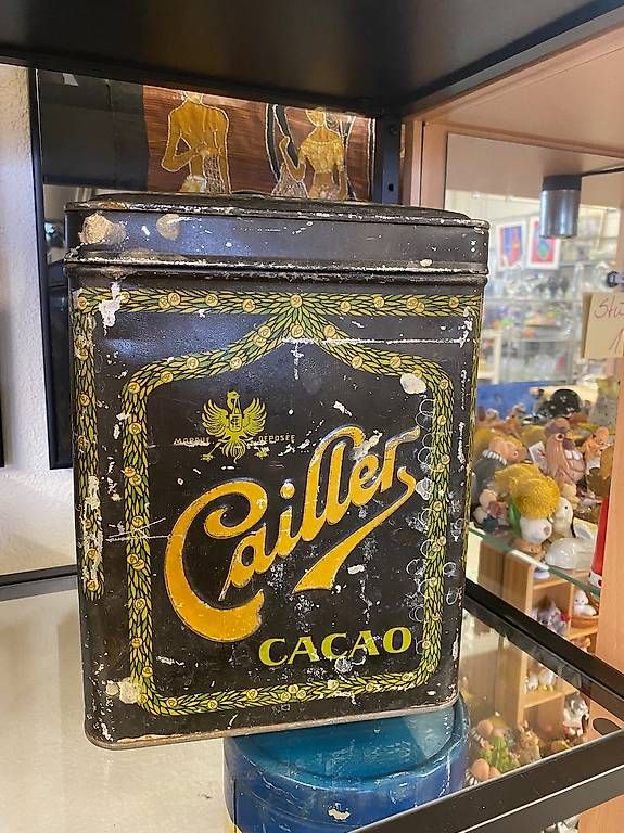 Alle Dekorationen: Wunderschöne alte Blechdose / Cacao Callier – Gebraucht aus Steinhausen von einzelstueck-brocki