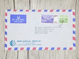 CL14 Enveloppe + Timbre Inde 19xx
