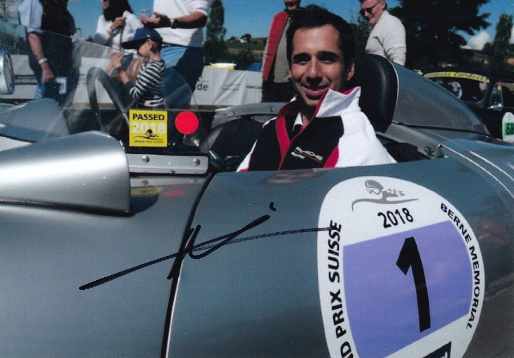Autographes: 3 Orginal Autogramme Neel Jani – D'occasion à Grabs par Sauber60 1