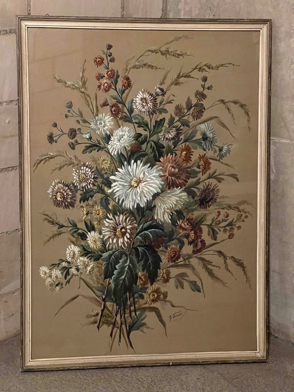 Dipinti: Stillleben 1877, signiert – Usato da Basel venduto da Kaffee_und_Kunst 2