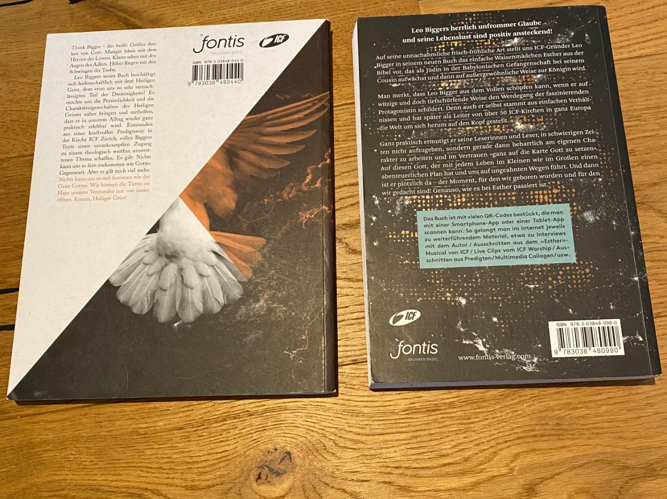 Libri: Leo Bigger "Geist Gottes" und "Esther", 2 Bücher – Usato da Amriswil venduto da Egoldi 1