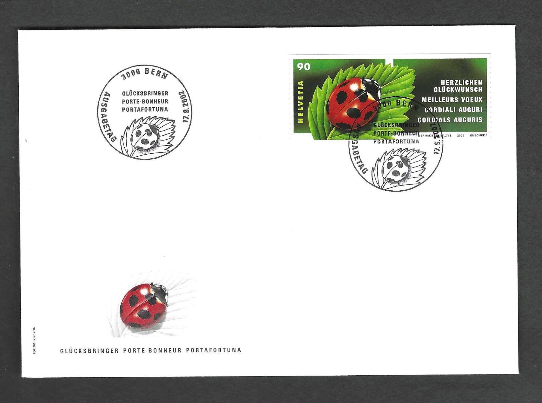 Tutti i francobolli: CH FDC Einzelmarke 2002 – Usato da Koblenz venduto da Markenhimmel