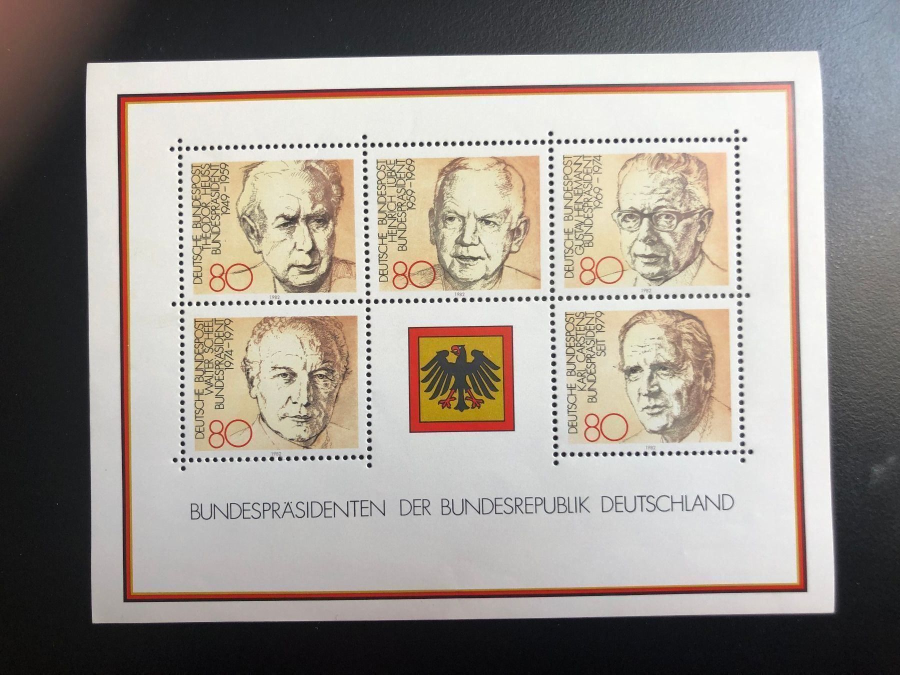 Tutti i francobolli: 1 bloc neuf** 1982 RFA selon photo – Usato da Charmey (Gruyère) venduto da Rolando6