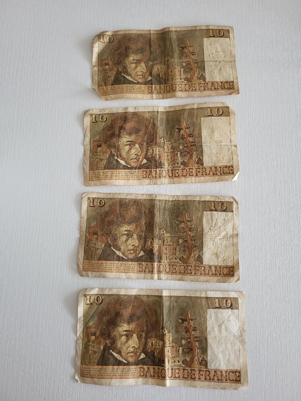 Banconote: 4x 10 France Francs Schein / Note – Usato da Suhr venduto da lul_87gh