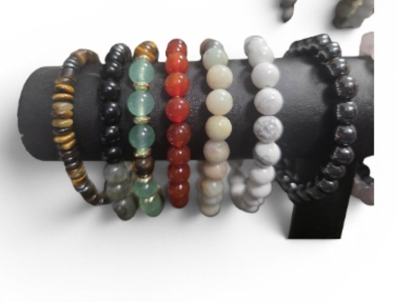 Bracciali & Braccialetti: Bracelets en pierre naturel. 3 pcs – Nuovo e nell'imballaggio originale da Vernier venduto da 19pigments 4