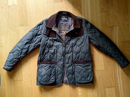 Barbour x TO KI TO Sporting Quilted Wax Jacket