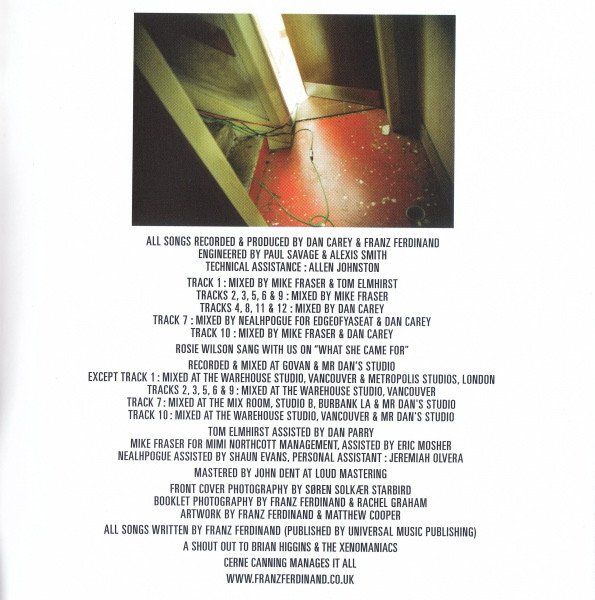 CD: Franz Ferdinand TONIGHT: 	Electronic, Rock, Indie Rock CD – Usato da Kandergrund venduto da Sososo 8