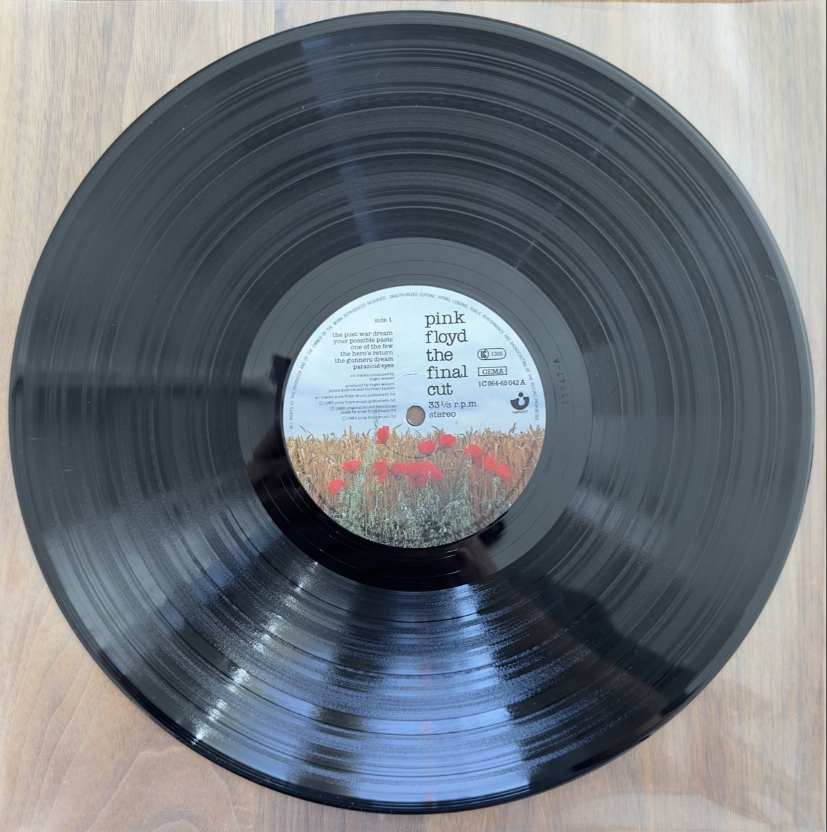 Dischi in vinile: VINYL PINK FLOYD "THE FINAL CUT" – Usato da Brigerbad venduto da Marcelo79 3