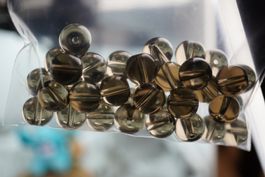 Rauchquarz   ca 8mm Kugeln Resten  Ab 1.-