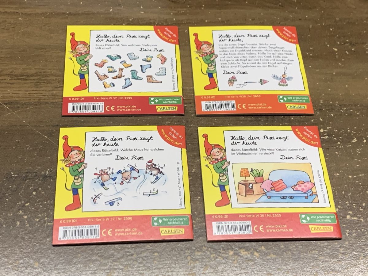 Libri: 4er Set Pixi Büchlein – Usato da Buus venduto da 2013dp 1