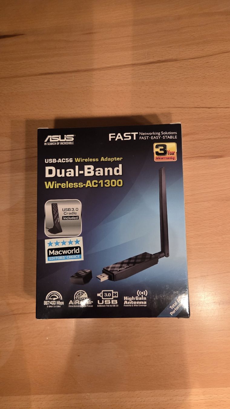 Unità & Adattatore: ASUS WLAN Adapter USB-AC56 – Usato da Luzern venduto da PakGede