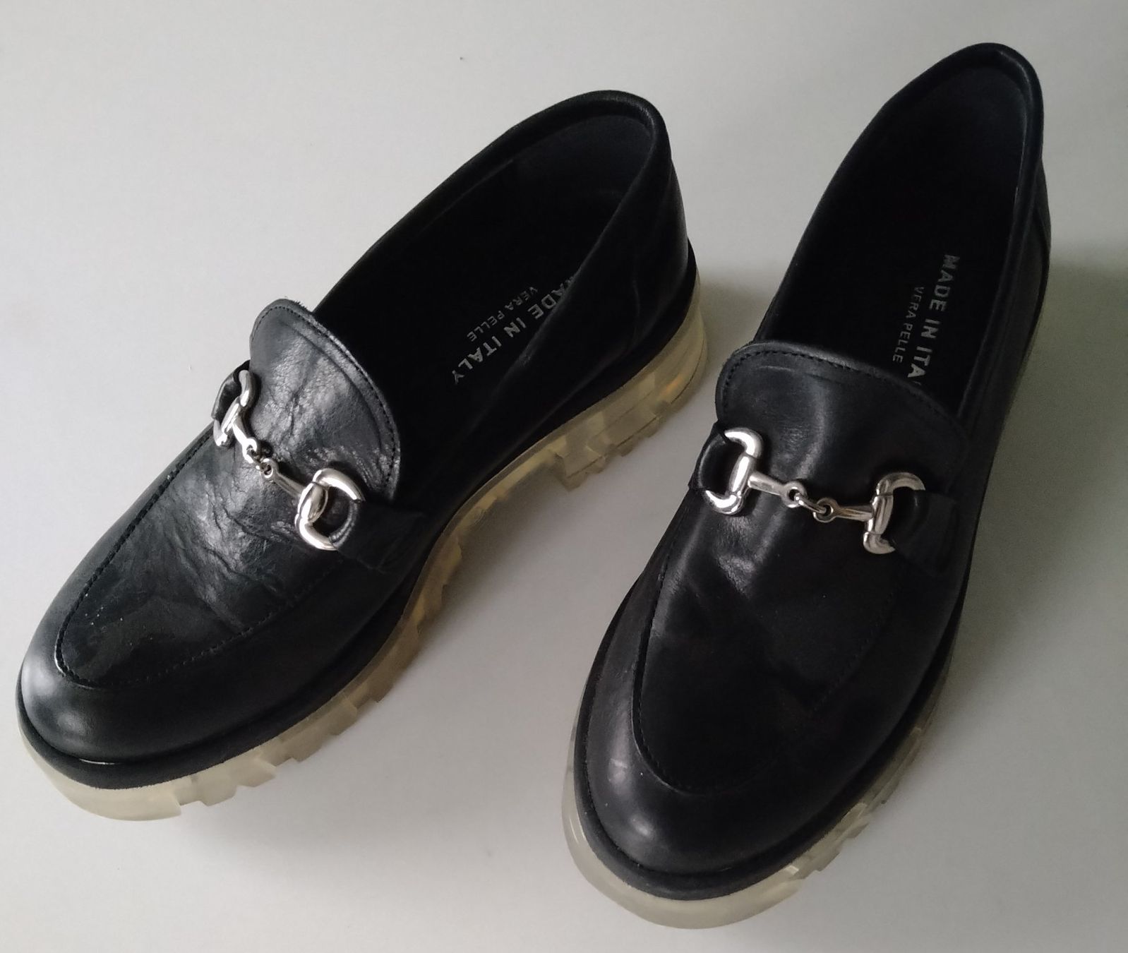 Scarpe da donna: Leder Loafers, neu, Grösse 40, schwarz – Nuovo (secondo la descrizione) da Degersheim venduto da 191maschina46