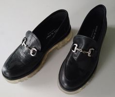 Leder Loafers, neu, Grösse 40, schwarz