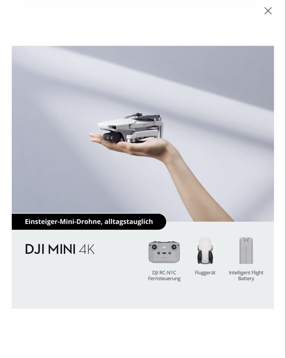 DJI Action Cam: DJI Mini 4K Drohne mit Zubehör – Neu (gemäss Beschreibung) aus Muttenz von nivsstnr 6