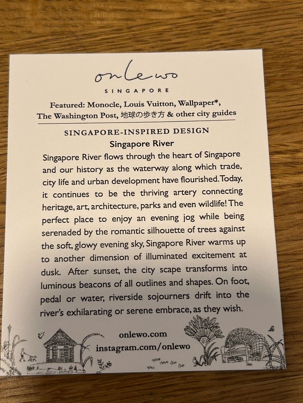 Sottobicchieri: Originelle & dekorative Untersetzer Singapur- Dessous verre – Nuovo (secondo la descrizione) da Küsnacht ZH venduto da filo_fila8700 7