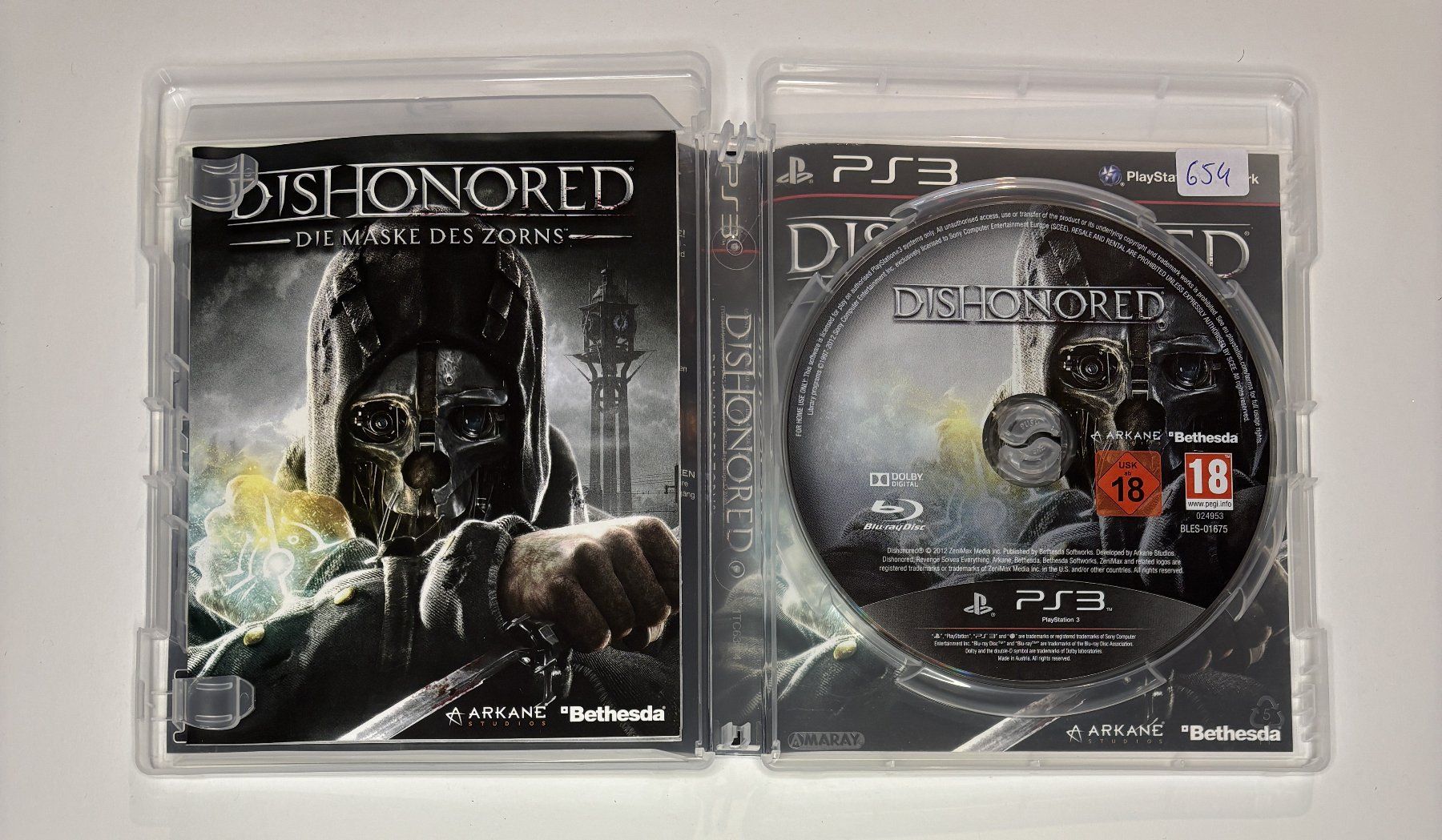 Giochi: PS3 - Dishonored – Usato da Allschwil venduto da Bullach 1