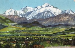 Mont-Blanc vu de Genève