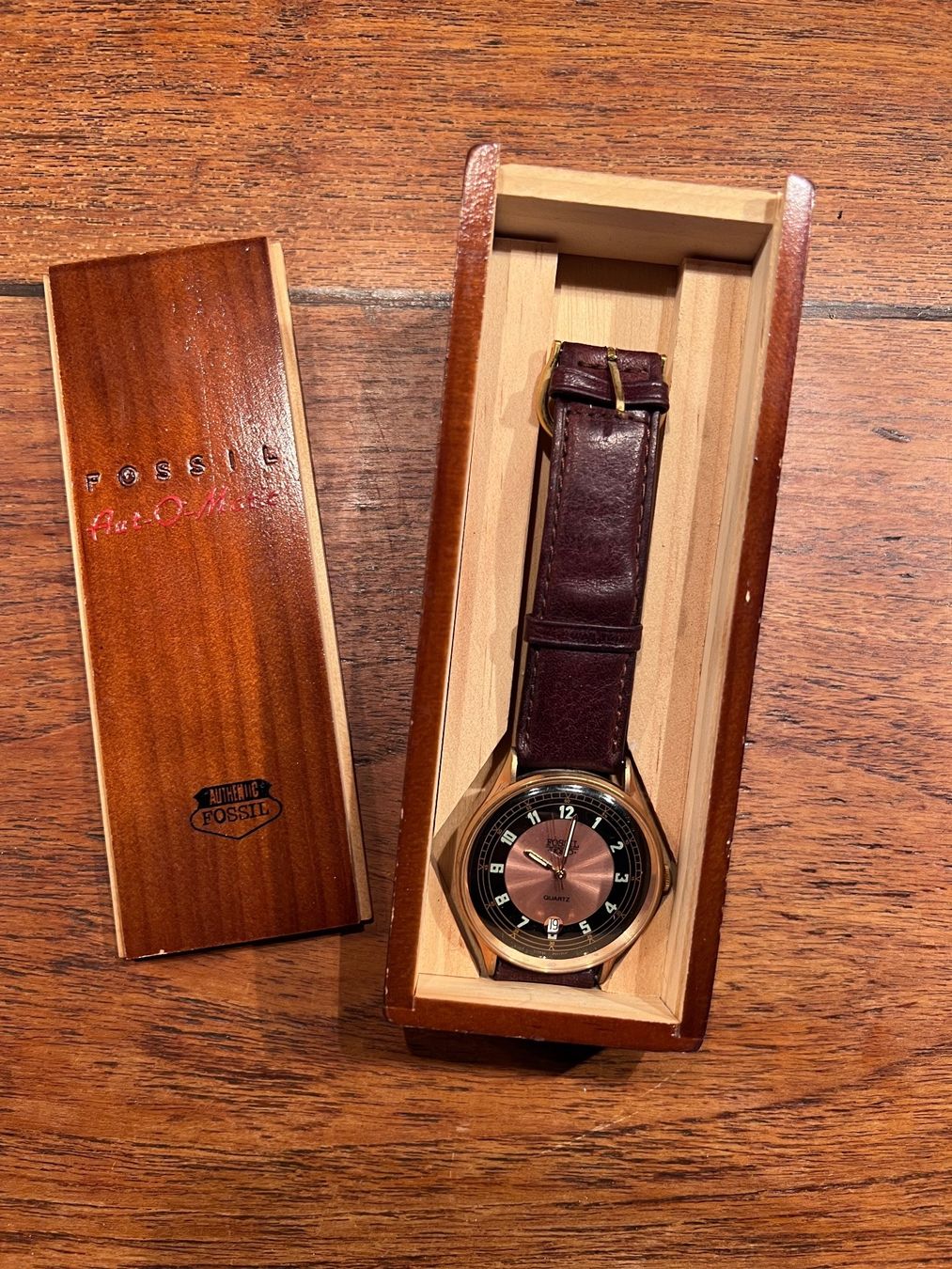 Fossil Orologi: Fossil Retrouhr. Roségold, schwarz – Nuovo (secondo la descrizione) da Richterswil venduto da Solemare47Nicole 1