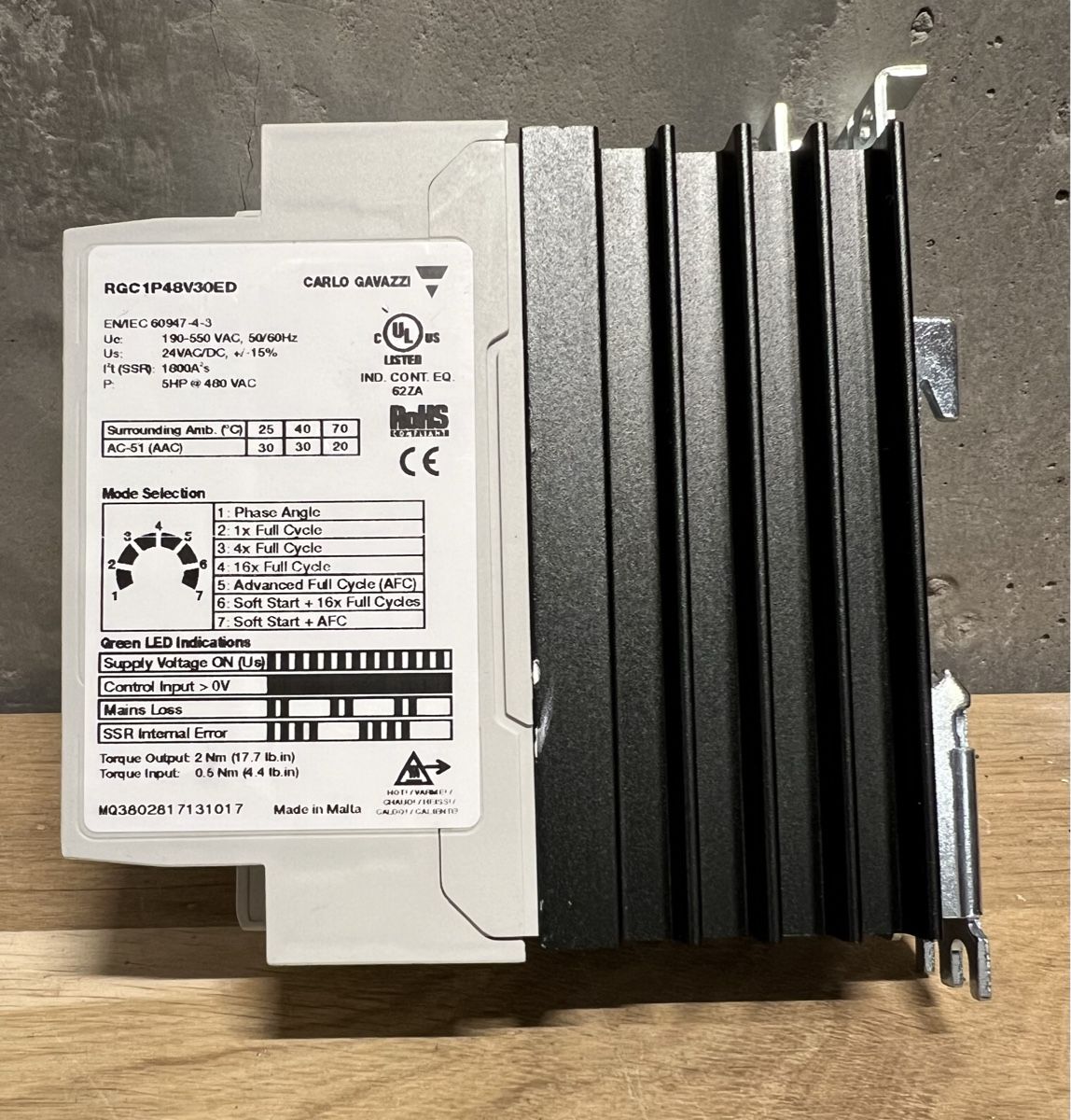 Componenti elettronici: Halbleiterrelais - Carlo Gavazzi – Usato da Romanshorn venduto da Heizungsreglerkaufen 1