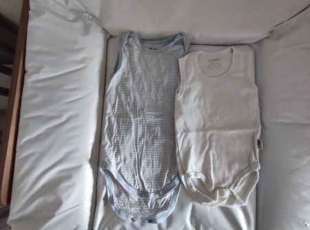 Baby Body weiss/blau