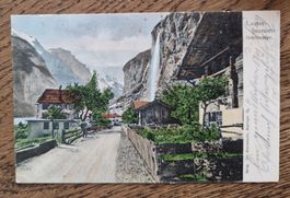 Dorfstrasse Lauterbrunnen, 1913 n. Horben Illnau z. G. Rüegg